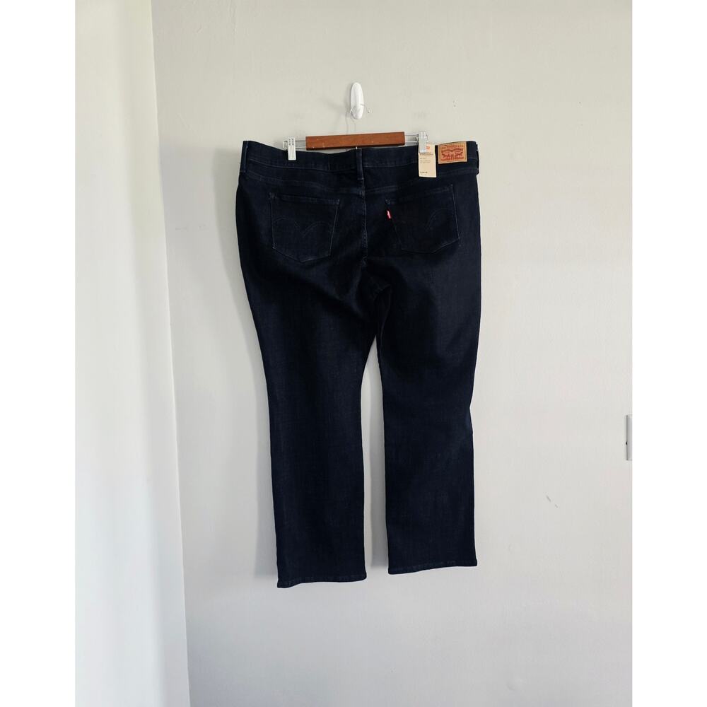 Levis Classic Straight Dark Blue Jeans Size 22W NWT - Picture 2 of 3